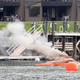 Illustration for article titled FIRE ENGULFS RACE BOAT: Region 10 Rescue Saves Hydroplane and Driver From Fireem/em